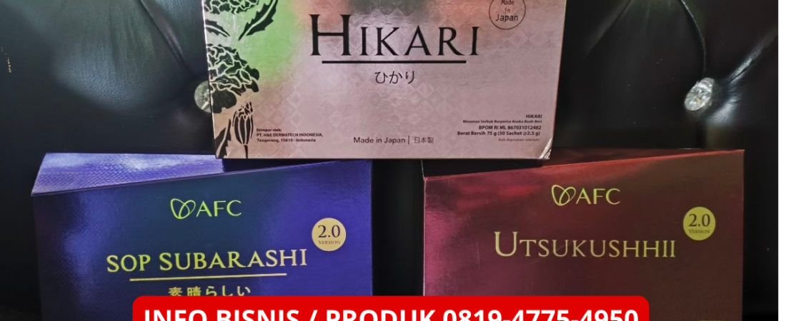 Distributor SOP Subarashi Asli: Tempat Jual Produk AFC Jepang dan Cara Membelinya